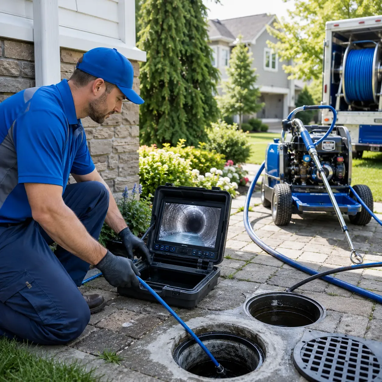 Outdoor drain cleaning professionals serving Lanham, MD